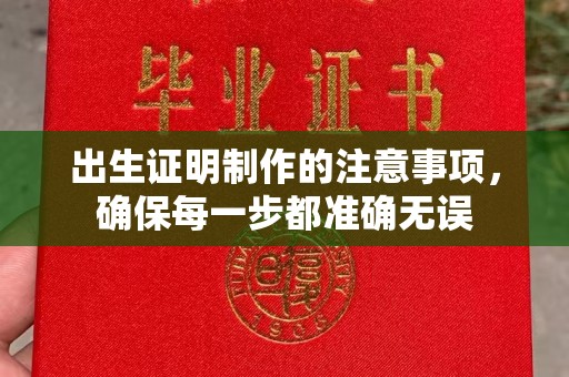 海拉尔出生证明制作的注意事项，确保每一步都准确无误