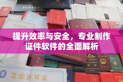 海拉尔提升效率与安全，专业制作证件软件的全面解析